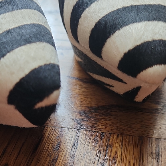 Jessica Simpson Zebra Stripe Heels (Never Worn) - Picture 2 of 7